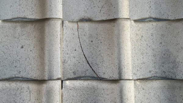 割れた瓦