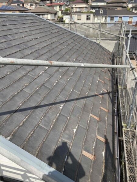 神奈川県茅ヶ崎市-葺き替え-施工前