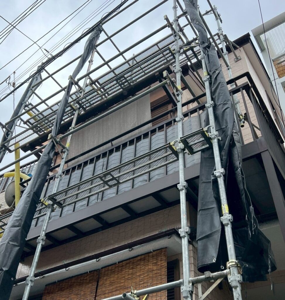 横浜市南区-H邸-足場